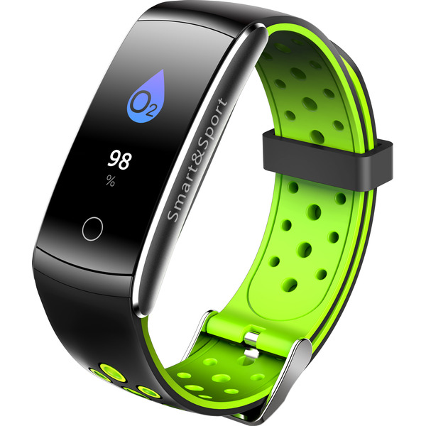 Фитнес-браслет SOVO SE12 (черный/зеленый)