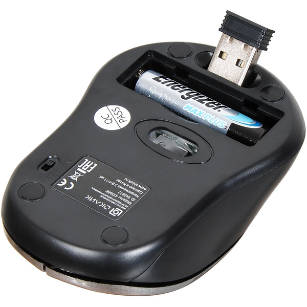 Мышь Oklick 435MW (черный/серый)