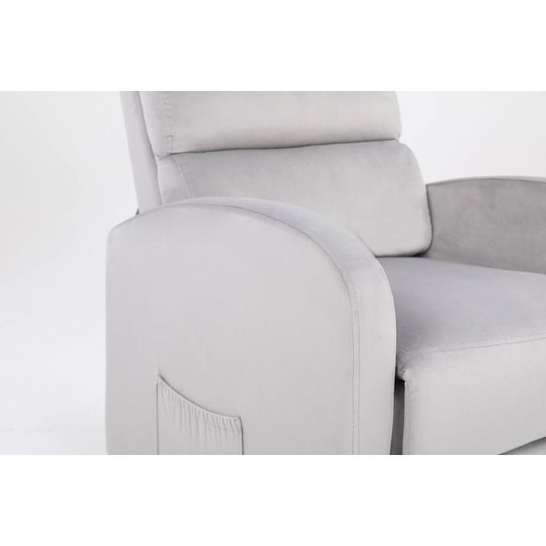 Кресло вибромассажное Calviano 2164 (велюр серый)