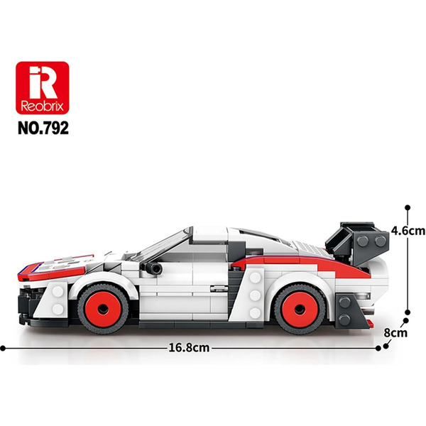 Конструктор REOBRIX Гоночный автомобиль 792