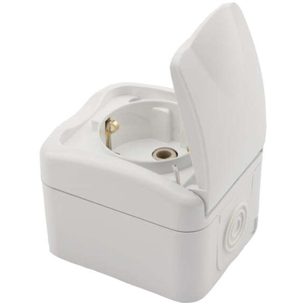 Розетка одноместная KRANZ Mini OG KR-78-0604