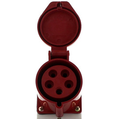 Розетка стационарная наружная EKF 125 3Р+РЕ+N 32А 380В IP44 PROxima