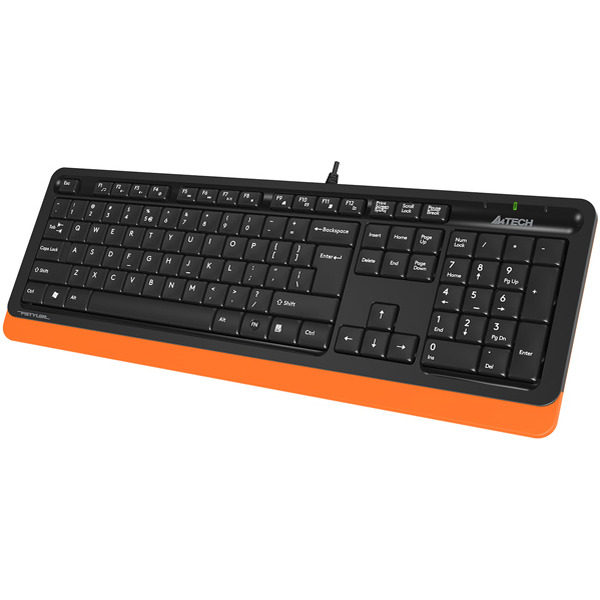 Клавиатура A4Tech Fstyler FK10 (черный/оранжевый)
