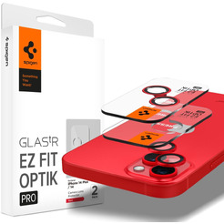 Защитное стекло Spigen Optik Pro TR EZ Fit Lens Protector для iPhone 14/14 Plus AGL05605 (2шт)
