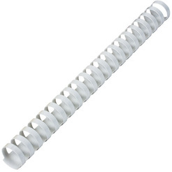 Пластиковые пружины для переплета BRAUBERG A4 25 мм 50 шт 530929 (белый)
