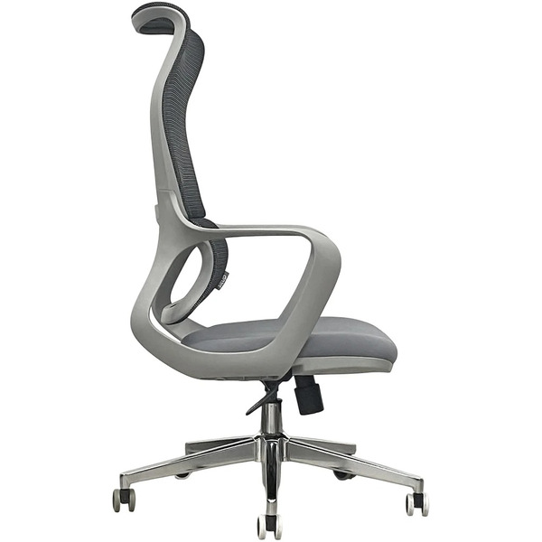 Кресло офисное SITUP LATI-H GREY chrome (сетка Grey / Grey)