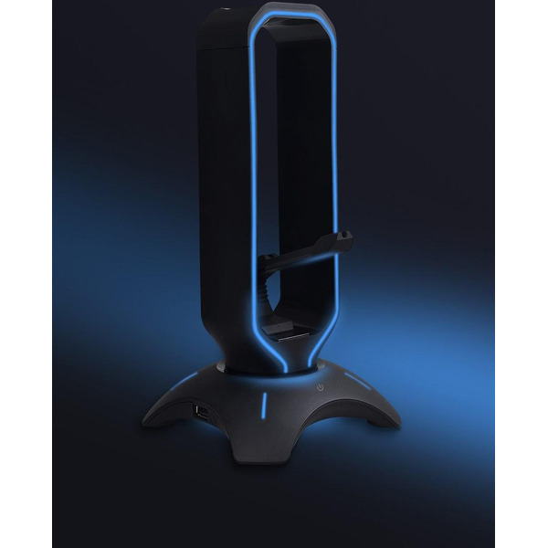 Подставка для наушников с USB-концентратором Evolution HS01HR