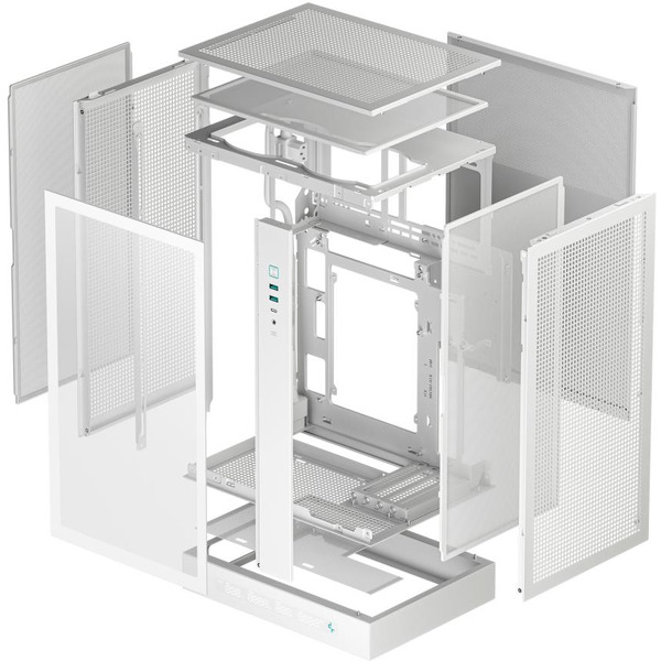 Корпус DeepCool CH270 Digital R-CH270-WHNDM0-G-1