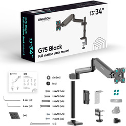 Кронштейн для мониторов Onkron G75 (черный)