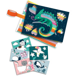 Набор для творчества SES Creative "Трафареты животных" 14623