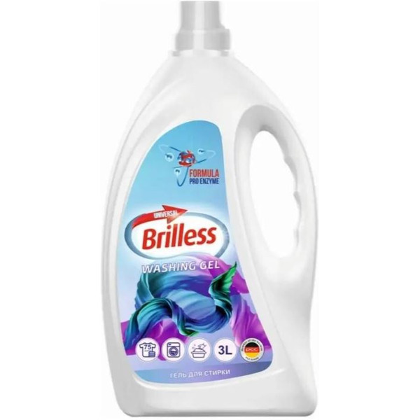 Гель для стирки Brilless Universal Pro Enzym 3 л