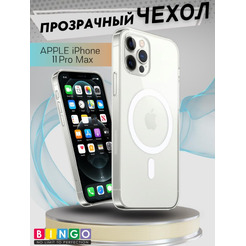 Бампер BINGO Clear Magnetic для iPhone 11 Pro Max Прозрачный