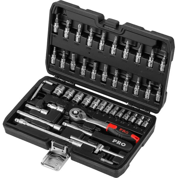 Набор головок и бит PRO STARTUL STUTTGART PRO-046S (46 предметов)