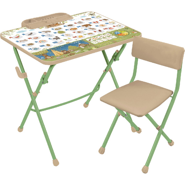 Комплект мебели с детским столом Ника КУ1/А2 Азбука