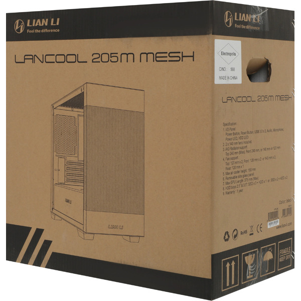 Корпус Lian Li Lancool 205M Mesh G99.OE744MX.10