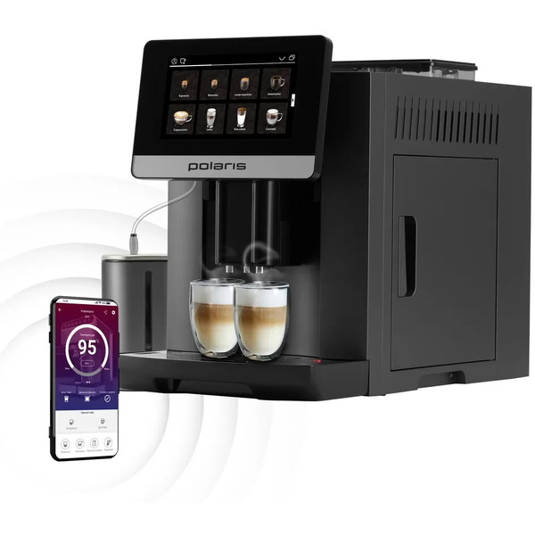 Кофемашина POLARIS PACM 2080AC WIFI IQ Home (графитовый)