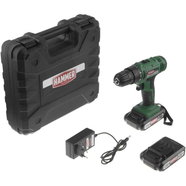 Дрель-шуруповерт Hammer ACD18BS (с 2-мя АКБ, кейс)