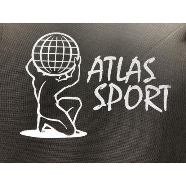 Батут пружинный с защитной сеткой и лестницей ATLAS SPORT 16FT-6 PRO purple
