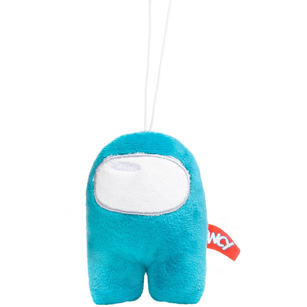 Мягкая игрушка-брелок FANCY "Амонг Ас" (Among Us), голубая, 10 см AMOB0U