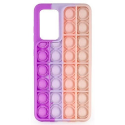 Накладка Case Pop It для Samsung Galaxy A52 (фиолетово-серый)