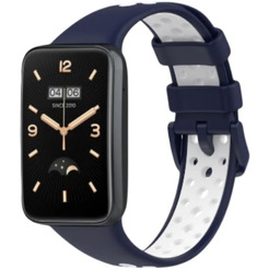 Ремешок Bingo Sport для XIAOMI Smart Band 7 Pro Синий с белым