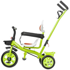 Трехколесный велосипед с ручкой NINO K98 (зеленый)