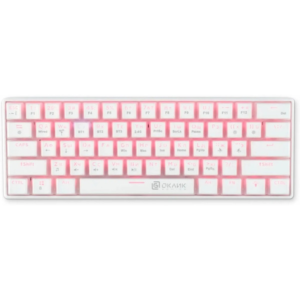 Клавиатура Oklick K763W (белый)