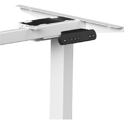 Стол подъемный WellDesk WDE Prime 130x67.5х1.8 (белый/дуб денвер трюфель)