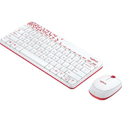 Клавиатура+мышь LOGITECH MK240 (920-008160) белый