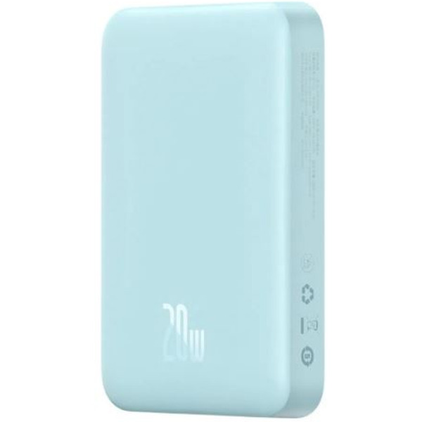 Внешний аккумулятор Baseus Magnetic Mini Air Wireless Fast Charge Power Bank 20W 10000mAh P10059001313-00 (голубой)
