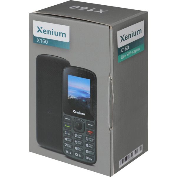 Мобильный телефон XENIUM X160 черный