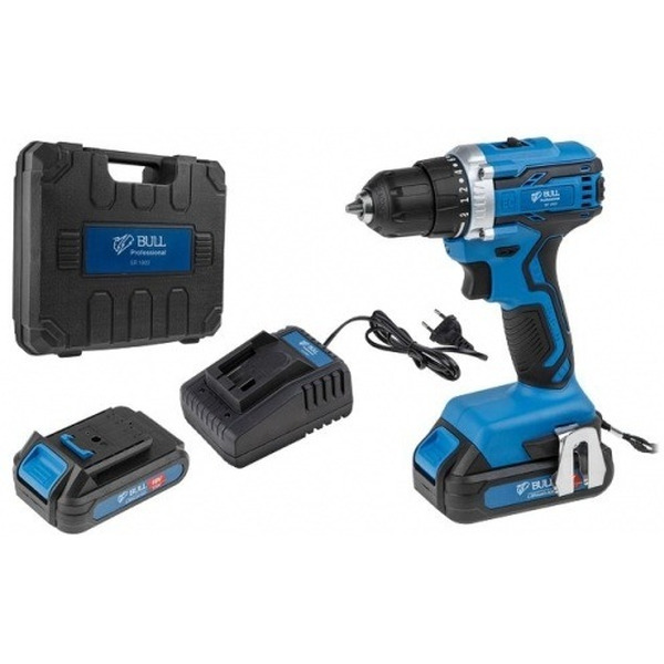 Дрель-шуруповерт Bull SR 1803 (329105) с 2-мя АКБ