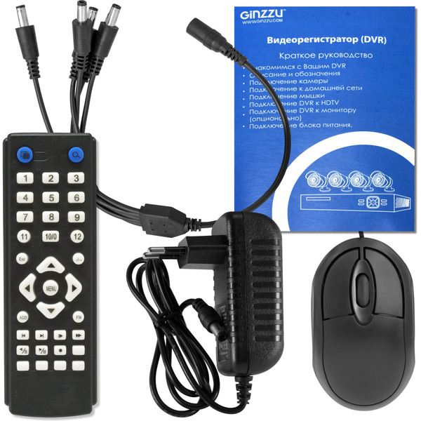 Комплект видеонаблюдения Ginzzu HK-427N