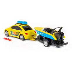 Автомобиль Полесье Турне с катером на прицепе 92540