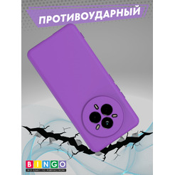 Бампер BINGO Liquid TPU REALME 14 Pro+ (фиолетовый)