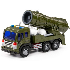 Автомобиль с зенитно-ракетной установкой инерционный Полесье Сити 95329