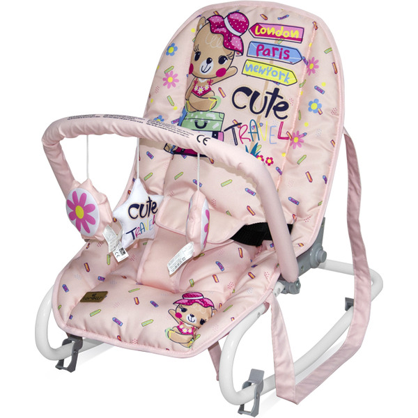 Шезлонг LORELLI Top Relax Pink Travelling