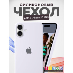 Бампер BINGO Silicone Case для APPLE iPhone 16 Plus белый