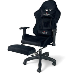 Вибромассажное кресло Calviano 1585 (черный велюр)