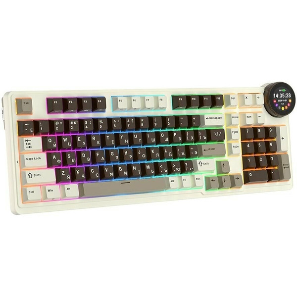 Клавиатура Royal Kludge RK N99 Mokko Grey (Cream switch)