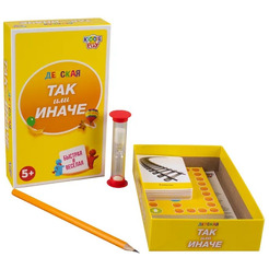 Настольная игра KiddiePlay ТАК или ИНАЧЕ Детская компактная версия 58791C