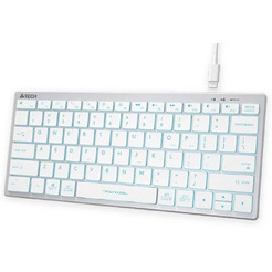 Клавиатура A4Tech Fstyler FX61 (серебристый/белый)