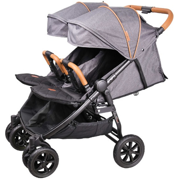 Прогулочная коляска COLETTO Enzo Twin (темно-серый)