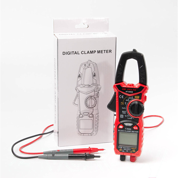 Токовые клещи цифровые КВТ PROLINE KT 206D 80753