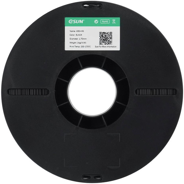 Пластиковая нить ESUN ABS-HT 1,75 мм (чёрный)