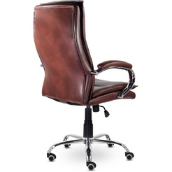 Кресло Brabix Premium Cuba EX-542 (экокожа/коричневый)