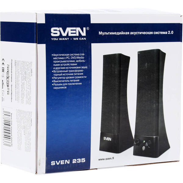 Акустическая система SVEN 235 Black