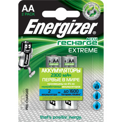 Аккумулятор ENERGIZER Rech Extreme AA 2300 mAh (в бл.2)