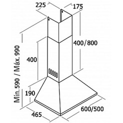 Вытяжка CATA V3-S600 BR
