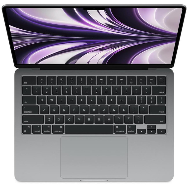Ультрабук Apple MacBook Air 13" M2 2022 8/256GB (серый космос) + Адаптер Red Line BS-01 16А